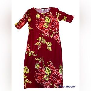 LuLaRoe Julia Dress. Size M. GORGEOUS!